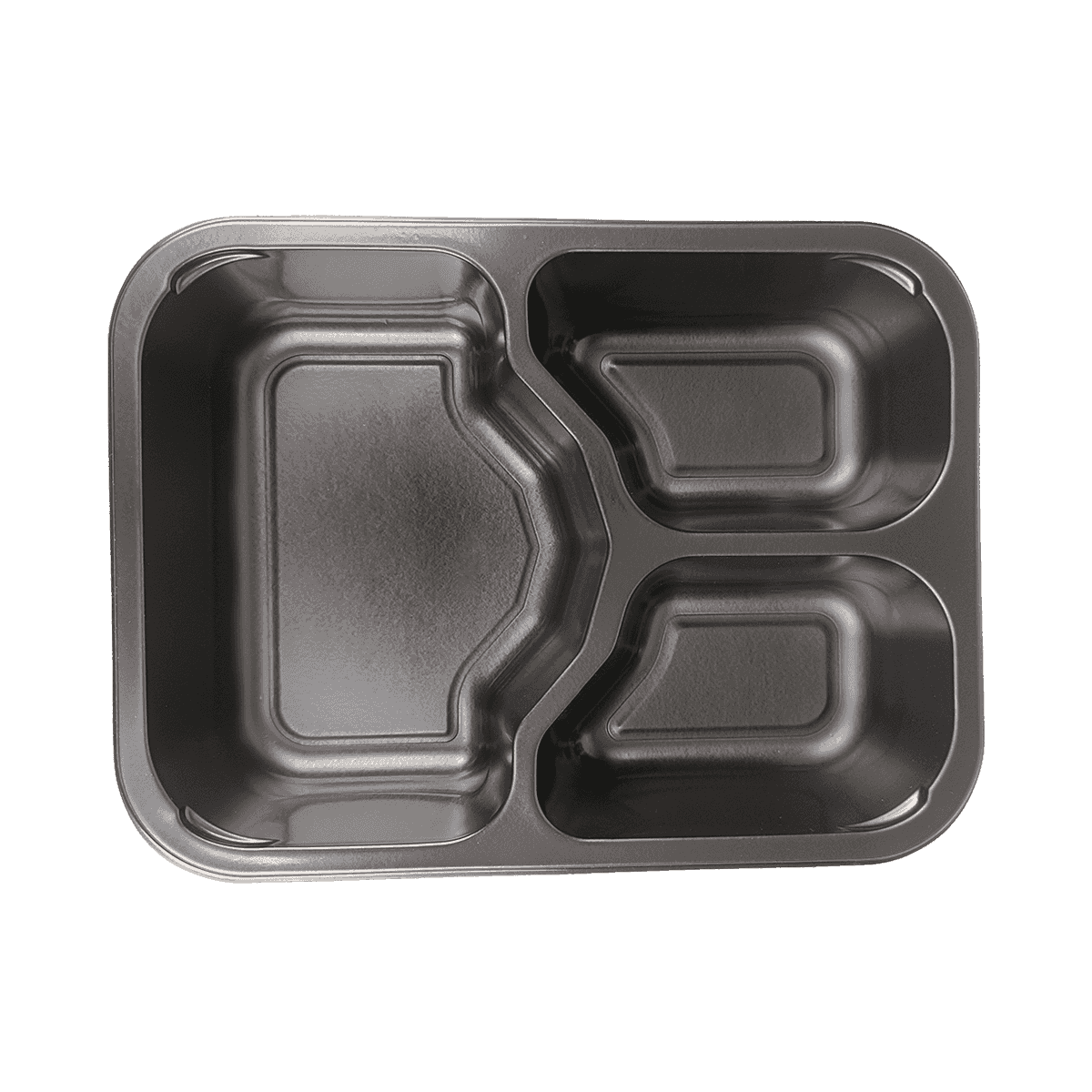 CP-3C-S-R 微波冷凍機安全膳食準備3個隔間包裝CPET食品托盤